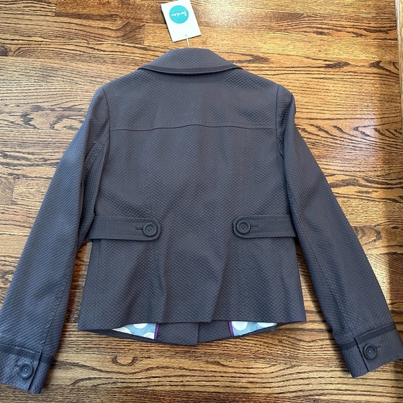 Boden muted purple textured button down blazer - 8 US/ 12 UK - Picture 5 of 10